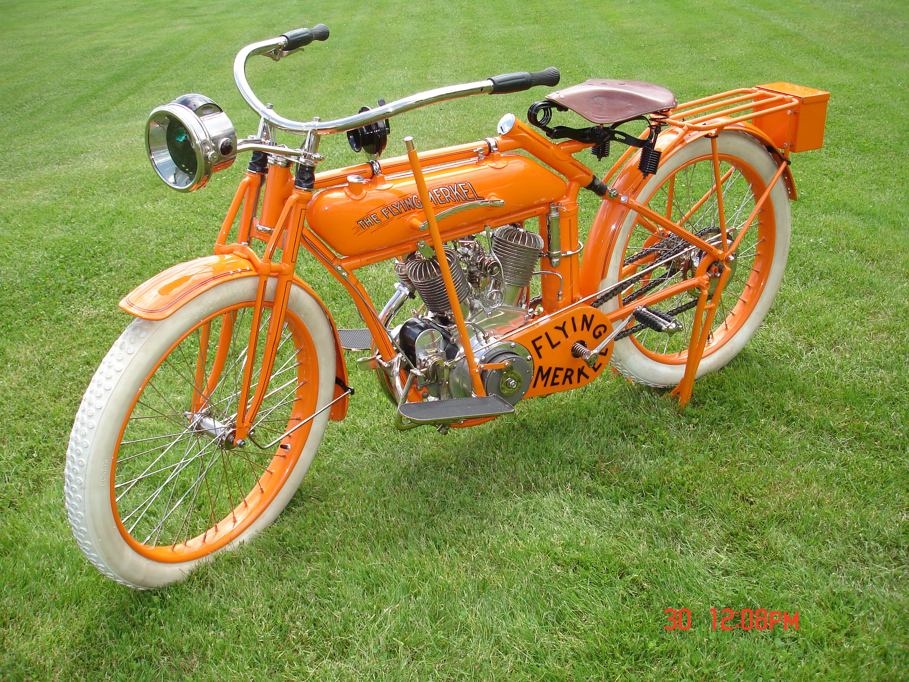 Dick's favorite... a 1914 Flying Merkel Twin.